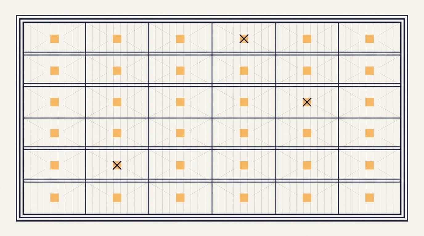 Abstract architectural illustration representing the Subcontractor-compliance tracker for a tier-2 AU builder engagement.